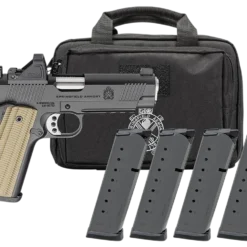 SPRINGFIELD ARMORY Operator 1911 45 ACP 4.25" 8rd - Black w/ RFX11 Green Dot & 4 Mags